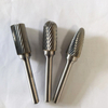 Carbide burr set in aluminum box set on 1/4 shank