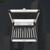Carbide Burr Aluminum Box Package Set on 1/4 Shank