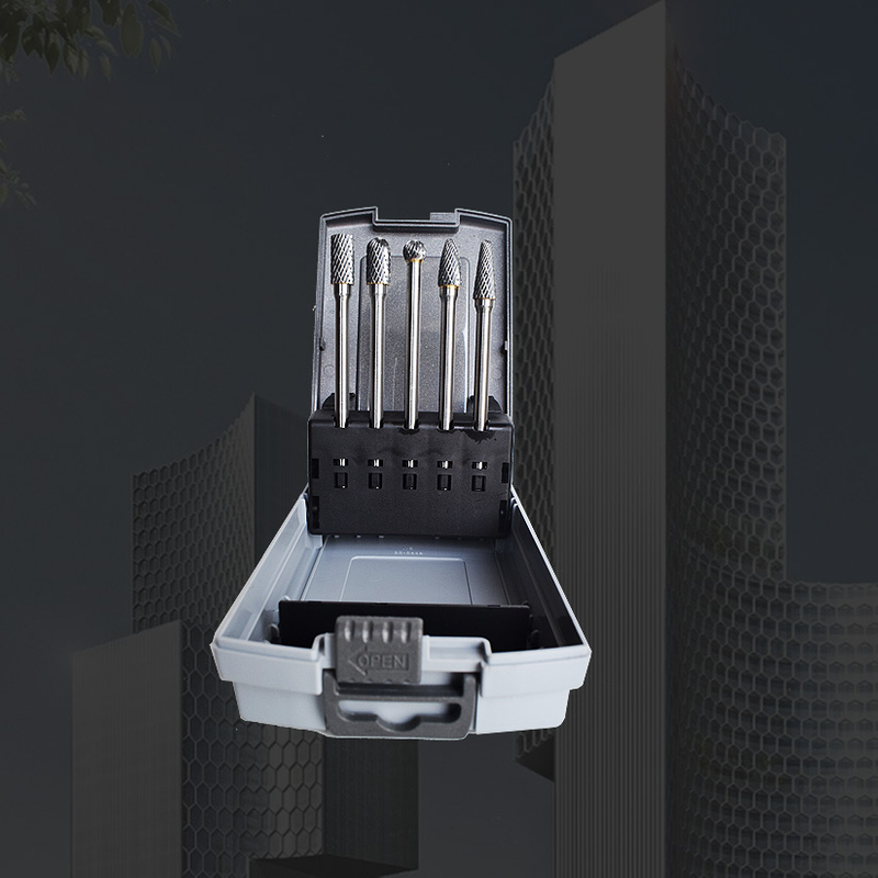 Double Cut Extended Carbide Rotary Burr Set