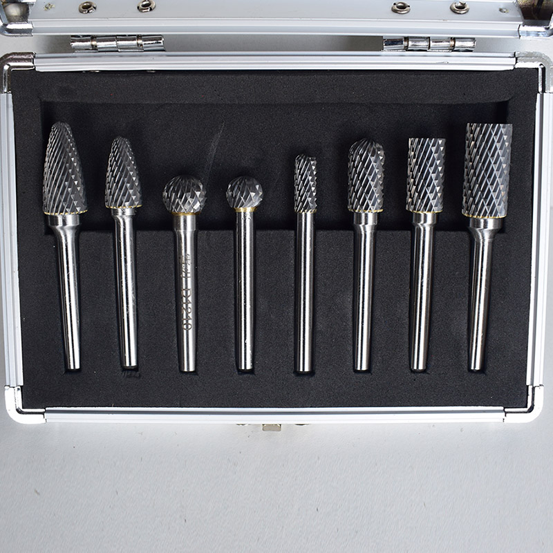 Set of Carbide Rotary Files, Tungsten Steel Grinding Head, Milling Cutter