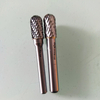 Carbide burr set in aluminum box set on 1/4 shank